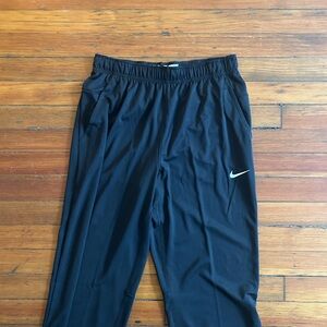 Nike Black Joggers with White Logo